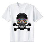 DRIPPING SKULL WITH GLASSES - outfitshirt