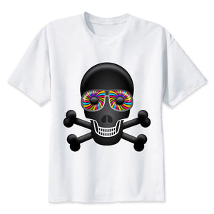 DRIPPING SKULL WITH GLASSES - outfitshirt