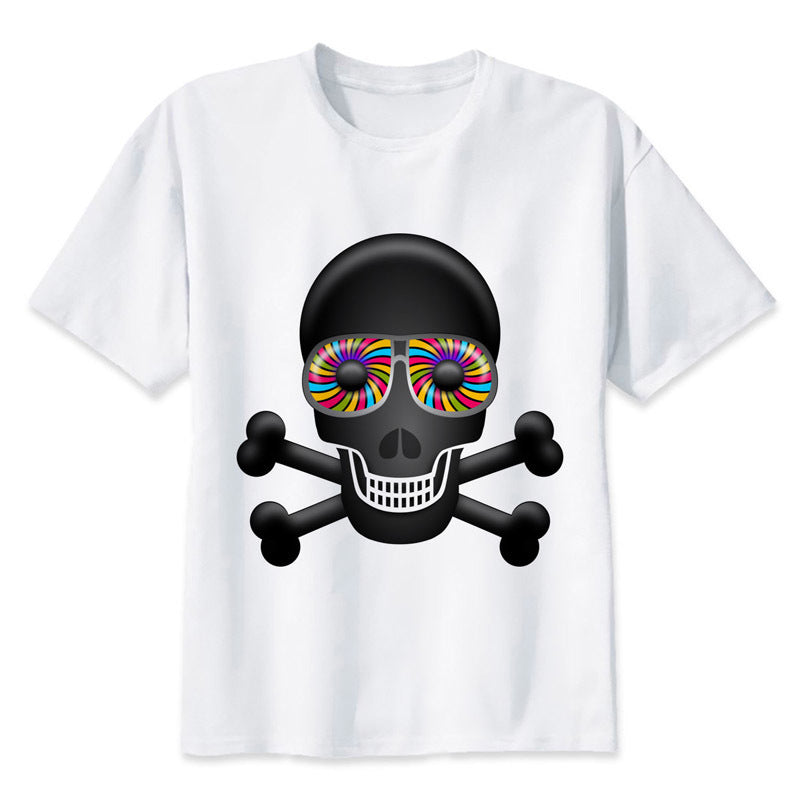 DRIPPING SKULL WITH GLASSES - outfitshirt
