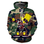 3D STREETSTYLE SIMPSON HYPEBEAST SUPREME HOODIES - outfitshirt