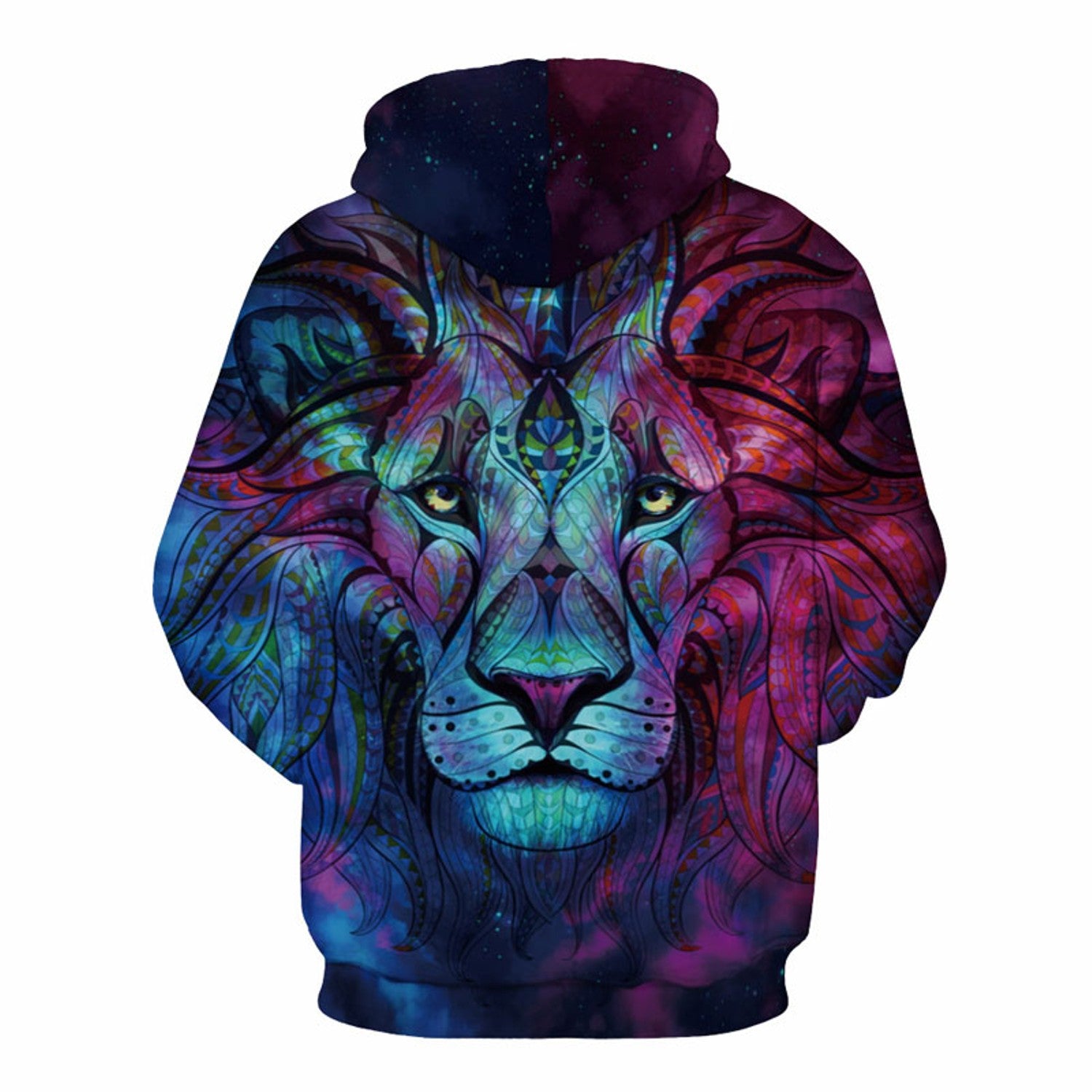 Paisley Flowers Lion 3D Hoodies - outfitshirt