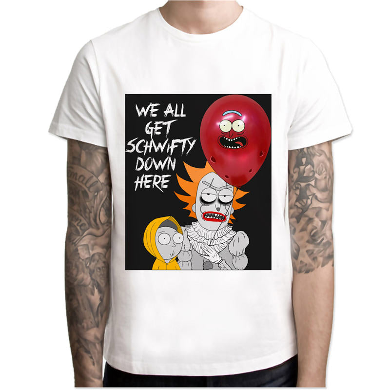 Rick and Morty - We All Get Schwifty Down Here T-Shirt - outfitshirt