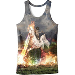 Fire Cute Cat Tank Tops - outfitshirt