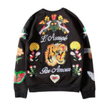 Embroidery Tiger Head HANDMADE - outfitshirt