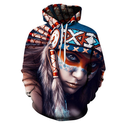 Native American Indian 3D Hoodie - outfitshirt