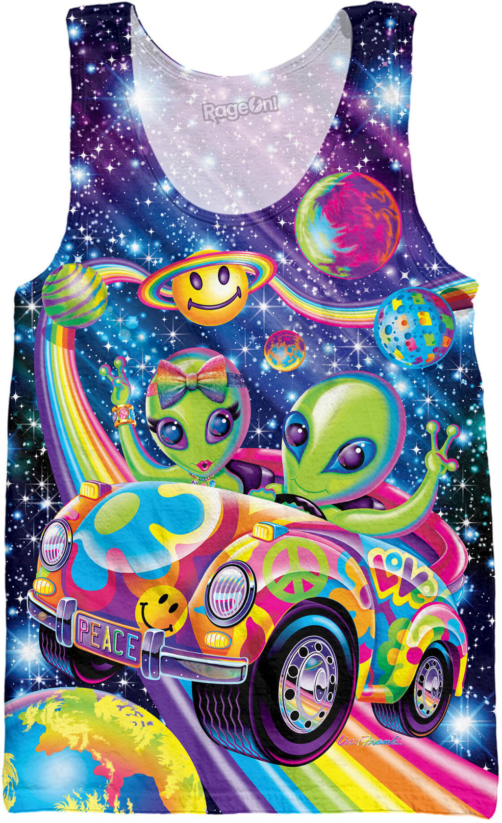 Lisa Frank Aliens Tank Top - outfitshirt