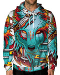 Digital Wolf Pullover Hoodie - outfitshirt