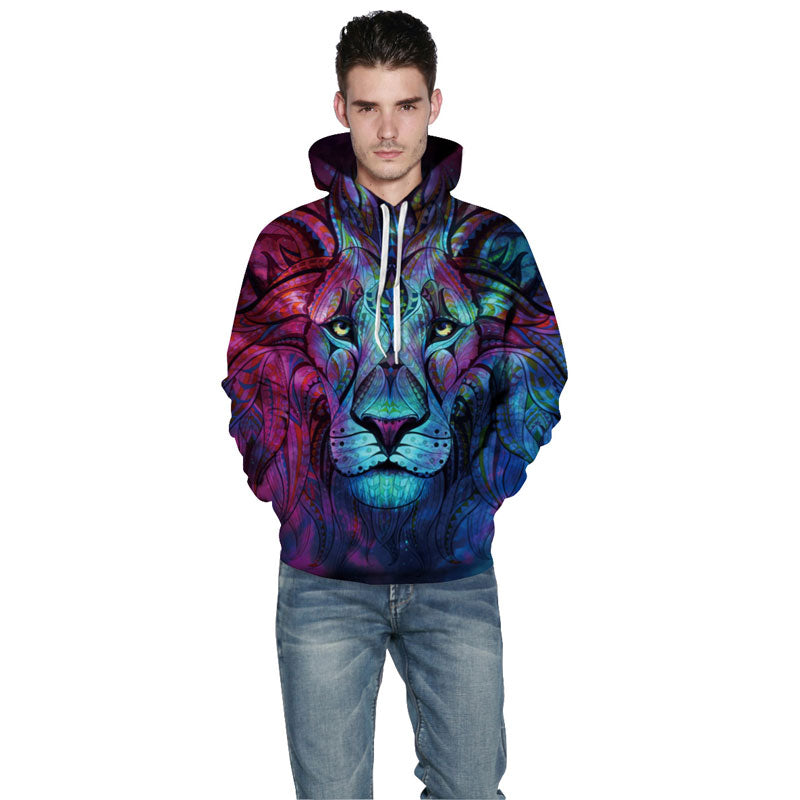 Paisley Flowers Lion 3D Hoodies - outfitshirt