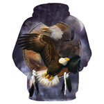 NATIVE AMERICAN EAGLE 3D HOODIE - outfitshirt