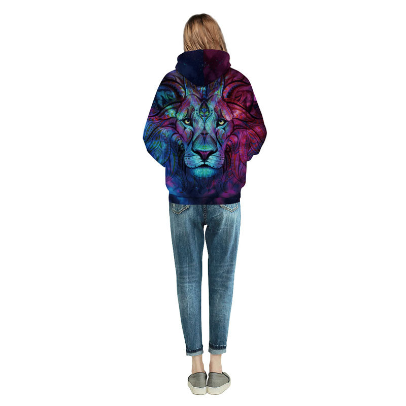 Paisley Flowers Lion 3D Hoodies - outfitshirt