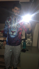 Paisley Flowers Lion 3D Hoodies - outfitshirt