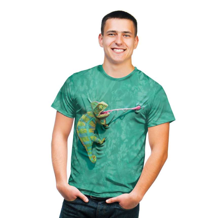 3D Climbing Chameleon Shirt - outfitshirt