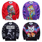 Europe And America fashion Rapper 2pac Tupac 3d sweatshirt THUGLIFE hoodies - outfitshirt