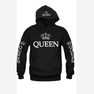 King Queen Crown Hoodies - outfitshirt