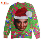 Santasaurus/cat Pizza/Carlton Merry Christmas 3D Hoodies #2 - outfitshirt