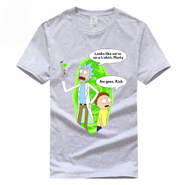 Cartoon Rick and Morty T-shirt - outfitshirt