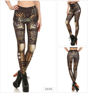 MECHANICAL GEARS LEGGINGS - outfitshirt