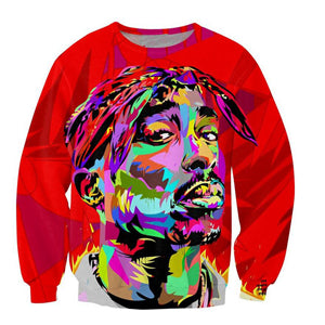 rapper 2pac tupac/Biggie Smalls 3D Print Sportswear Unisex pullovers - outfitshirt