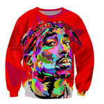 rapper 2pac tupac/Biggie Smalls 3D Print Sportswear Unisex pullovers - outfitshirt