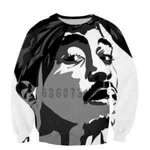 rapper 2pac tupac/Biggie Smalls 3D Print Sportswear Unisex pullovers - outfitshirt