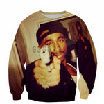 rapper 2pac tupac/Biggie Smalls 3D Print Sportswear Unisex pullovers - outfitshirt