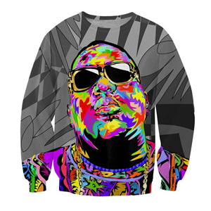 rapper 2pac tupac/Biggie Smalls 3D Print Sportswear Unisex pullovers - outfitshirt