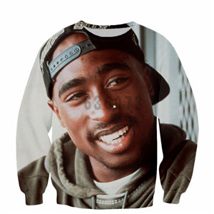 rapper 2pac tupac/Biggie Smalls 3D Print Sportswear Unisex pullovers - outfitshirt