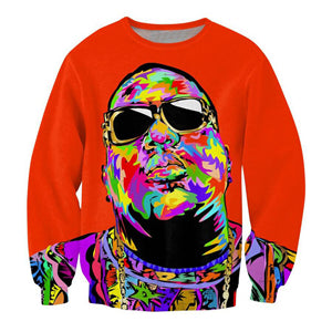 rapper 2pac tupac/Biggie Smalls 3D Print Sportswear Unisex pullovers - outfitshirt