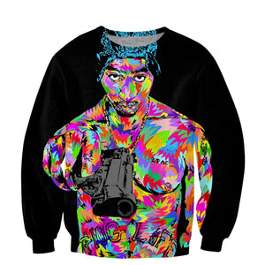 rapper 2pac tupac/Biggie Smalls 3D Print Sportswear Unisex pullovers - outfitshirt