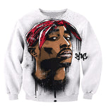 rapper 2pac tupac/Biggie Smalls 3D Print Sportswear Unisex pullovers - outfitshirt