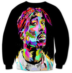 rapper 2pac tupac/Biggie Smalls 3D Print Sportswear Unisex pullovers - outfitshirt