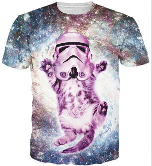 Cat Galaxy Space 3D SHIRTS - outfitshirt