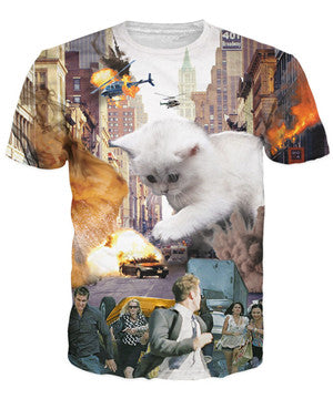 Cat Galaxy Space 3D SHIRTS - outfitshirt