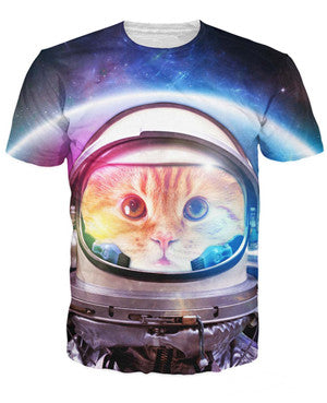 Cat Galaxy Space 3D SHIRTS - outfitshirt