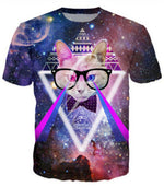 Cat Galaxy Space 3D SHIRTS - outfitshirt