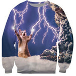 3D CAT HOODIE - outfitshirt