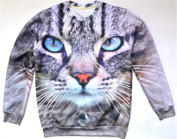 3D CAT HOODIE - outfitshirt