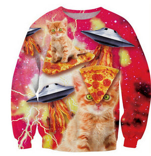 3D CAT HOODIE - outfitshirt