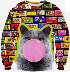 3D CAT HOODIE - outfitshirt