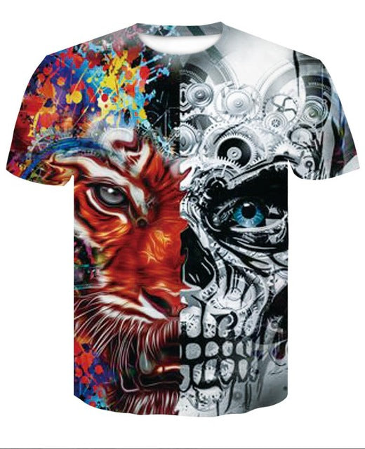 Skull 3D - outfitshirt