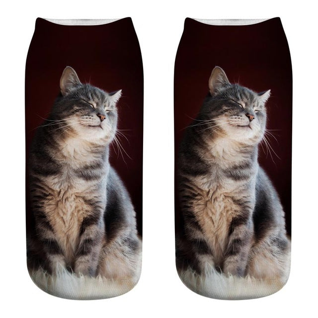 Cat Socks 3D - outfitshirt