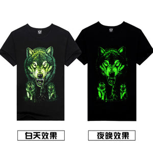 3D Men's wolf T shirt - outfitshirt