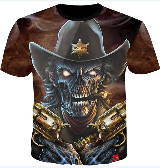 3D Skull - Save 35% ONLY TODAY - outfitshirt