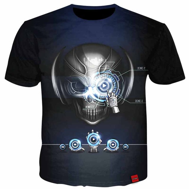 3D Skull - Save 35% ONLY TODAY - outfitshirt