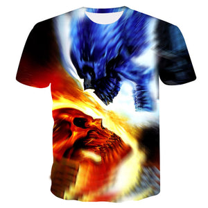 3D Color SKULL Daily sale - Save 35% ONLY TODAY Color Skull 3D T-Shirt - outfitshirt