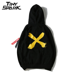 Cross Sweatshirt Yellow Back Pullover Hoodie - outfitshirt