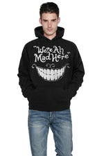 'We're All Mad Here" Cheshire Cat Smile Face Hoodies - outfitshirt